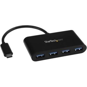 StarTech.com USB C Hub - 4 Port USB C to USB-A (4x) - Bus Powered USB Hub - USB Type C to USB Hub - USB-C to USB - USB 3.1 Type C - USB Type C - External - 4 USB Port(s) - 4 USB 3.0 Port(s) - Mac