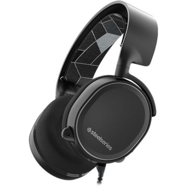 SteelSeries Arctis 3 Headset - Stereo - Mini-phone - Wired - 32 Ohm - 20 Hz - 22 kHz - Over-the-head - Binaural - Circumaural - 9.84 ft Cable - Bi-directional Microphone - Black