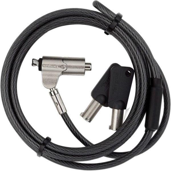 Targus DEFCON N-KL Mini Keyed Cable Lock - TAA Compliant - Black