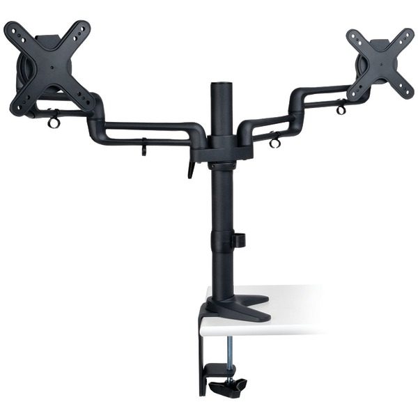 Tripp Lite DDR1327SDFC 13"-27" Dual Full-Motion Flex-Arm Desk Clamp