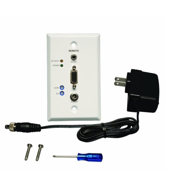 Tripp Lite Wallplate VGA With Audio Over Cat5 Cat6 Extender B132-100A-WP-1