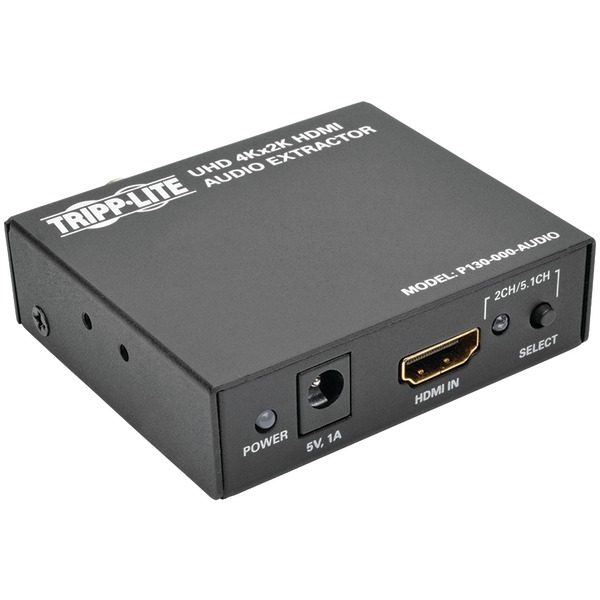 Tripp Lite P130-000-AUDIO HDMI 4K Ultra HD Audio De-Embedder/Extractor