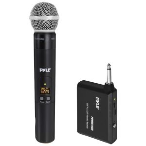 Pyle PDWM13UH UHF Wireless Microphone System with Handheld Microphone