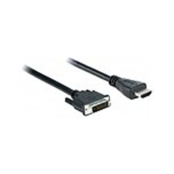 V7 V7E2HDMIDVID-02M-2N HDMI DVI Cable (M/M) HDMI/DVI-D Dual Link Black 2m - HDMI/DVI-D for Video Device - 6.56 ft - 1 x HDMI Male Digital Audio/Video - 1 x DVI-D (Dual-Link) Male Digital Video - Black