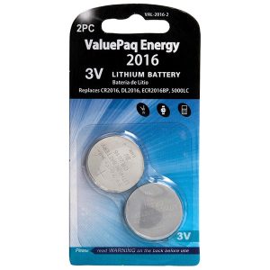 Dantona VAL-2016-2 ValuePaq Energy 2016 Lithium Coin Cell Batteries