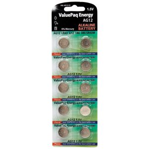 Dantona VAL-AG12-10 ValuePaq Energy AG12 Alkaline Button Cell Batteries