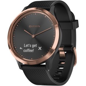 Garmin 010-01850-16 vivomove HR Sport (Rose Gold with Black)