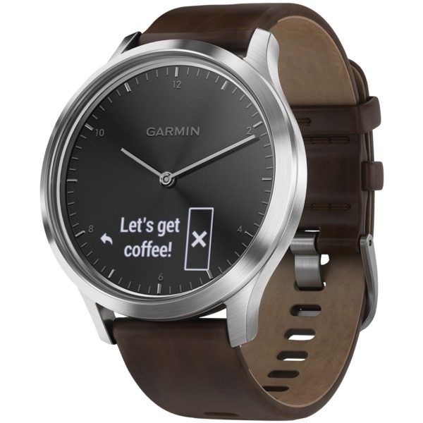 Garmin 010-01850-14 vivomove HR Premium (Black/Silver)