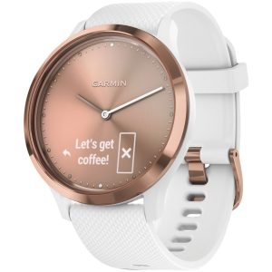 Garmin 010-01850-12 vivomove HR Sport (Rose Gold with White)