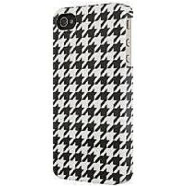 Venom Communication 5031300075554 Smartphone Case for iPhone 4 - Houndstooth - Black