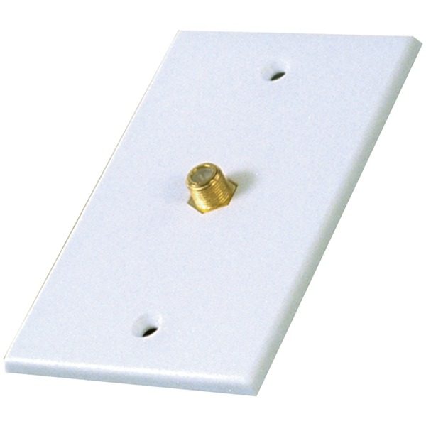 RCA VH61R Single Coaxial In-Line Wall Plate