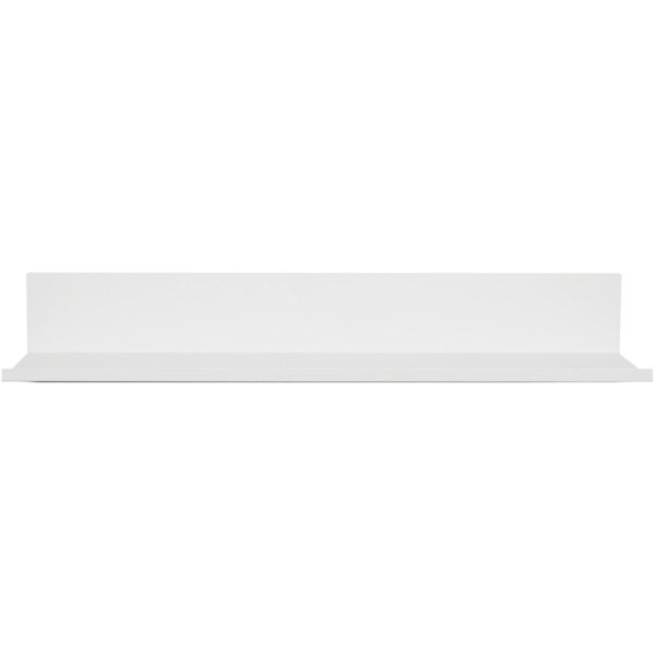 Hangman L-18-W 18-Inch No-Stud Floating Shelf (White Powder Coat)