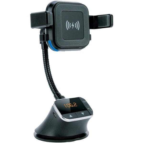 Supersonic IQ-270QI Bluetooth Qi Charging Mount and FM Transmitter