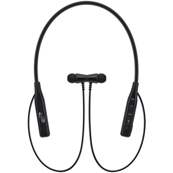 iLive IAEB109B Bluetooth In-Ear Earbuds with Microphone and Bendable Neck (Black)