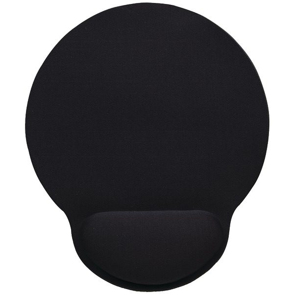 Manhattan 434362 Wrist-Rest Mouse Pad (Black)