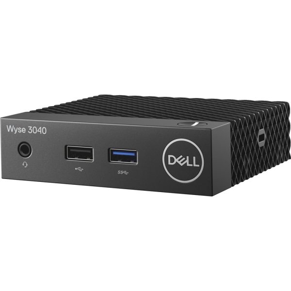 Wyse 3000 3040 Thin Client - Intel Atom x5-Z8350 Quad-core (4 Core) 1.44 GHz - 2 GB RAM DDR3L SDRAM - 8 GB Solid State Drive - Intel - Gigabit Ethernet - Wyse Thin OS (English) - DisplayPort - Network (RJ-45)