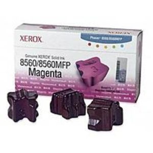 Xerox 108R00724 Solid Ink Cartridge for Phaser 8560 and 8560MFP Series Printers - 3 Sticks - 3400 Pages Yield - Magenta