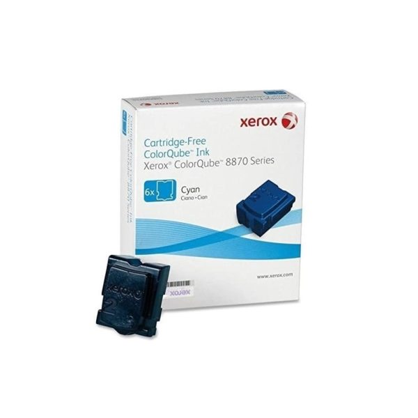 Xerox Colorqube 8870 Solid Ink Stick Cyan 6 Sticks 6-Pack 108R00950