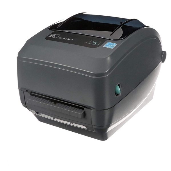 Zebra GX420T Direct Thermal Transfer Monochrome Label Printer Ethernet Serial USB GX42-102411-000