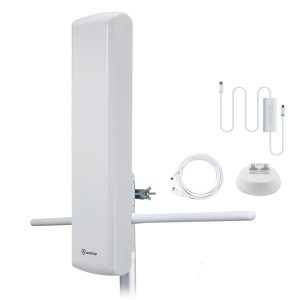 ANTOP Antenna Inc. AT-402BV Big Boy AT-402BV Flat-Panel Smartpass-Amplified Outdoor HDTV Antenna