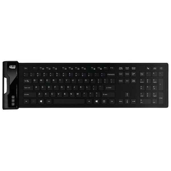 Adesso AKB-232UB Antimicrobial Waterproof Flex Keyboard