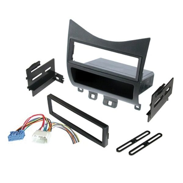 American International HONK823H Single-DIN or ISO with Pocket Relocation Kit with Harness for Honda Accord 2003 to 2007