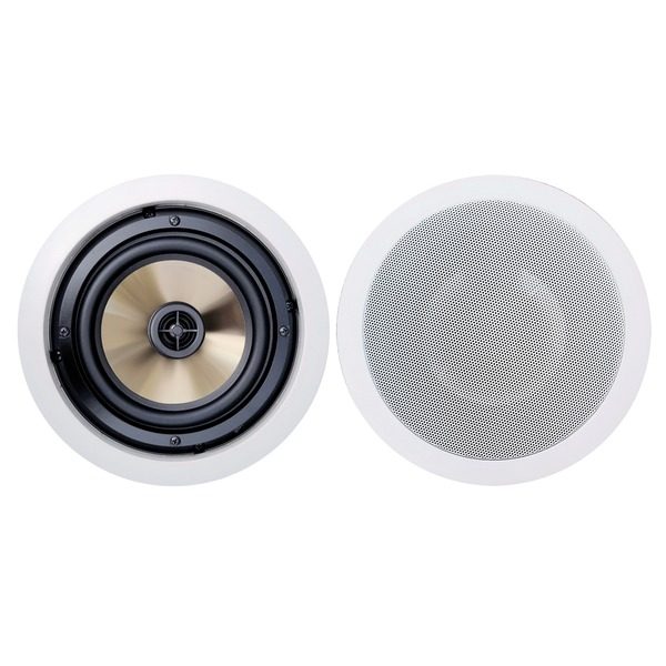 BIC America FH-6C Formula Series FH-6C 6-1/2 Inch 150-Watt 2-Way In-Ceiling Speakers with Pivoting Horn Tweeters