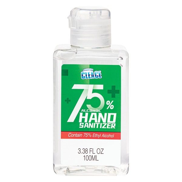 CLEACE CL100MS 100 mL 75% Alcohol Hand Sanitizer