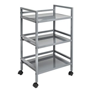 Honey-Can-Do CRT-03091 Metal Rolling Cart (Gray)