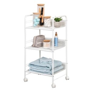 Honey-Can-Do CRT-08581 3-Shelf Rolling Wire Cart