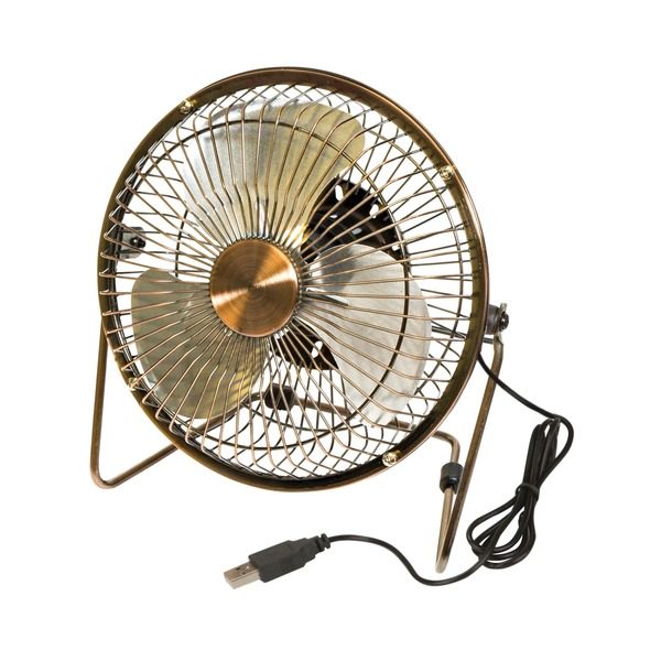 Honey-Can-Do OFC-04475 USB Powered Desk Fan (Bronze)