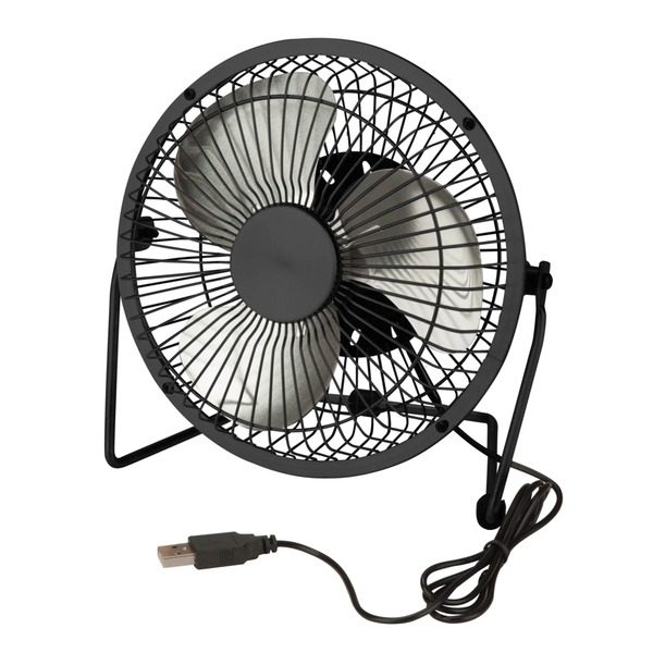 Honey-Can-Do OFC-04476 USB Powered Desk Fan (Black)