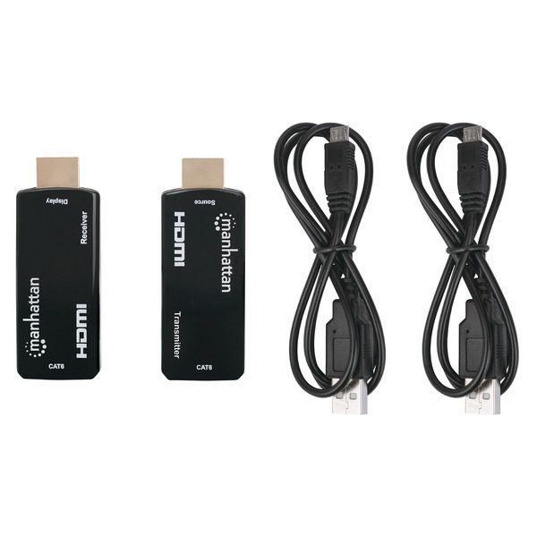 Manhattan 207539 1080p Compact HDMI over Ethernet Extender Kit