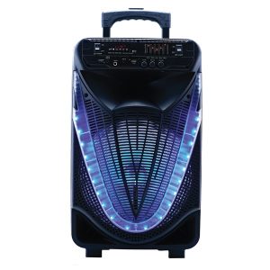 Naxa NDS-1233 12-Inch Bluetooth Portable Party System with Disco Light