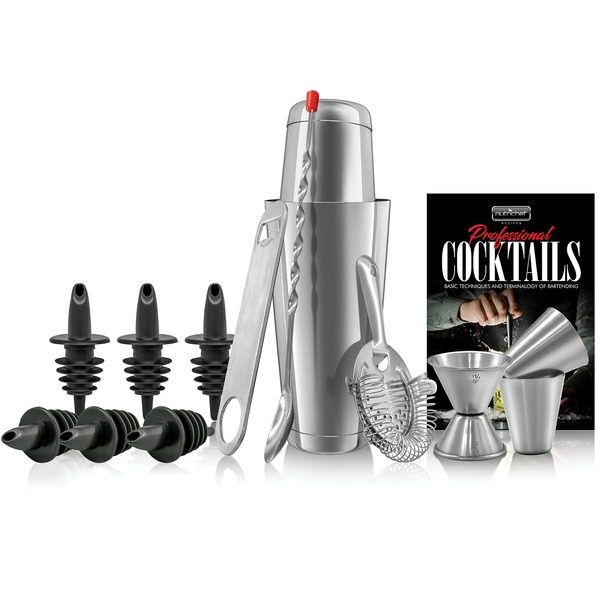 NutriChef NCCS15PC Mixology Bartender Cocktail Shaker Set