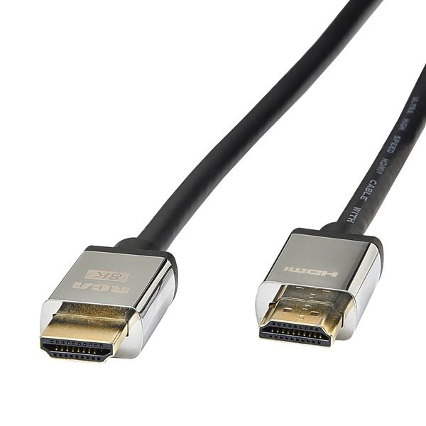 RCA DH4UDE Ultra-Thin Ultra-High-Speed 8K HDMI Cable (4 Feet)