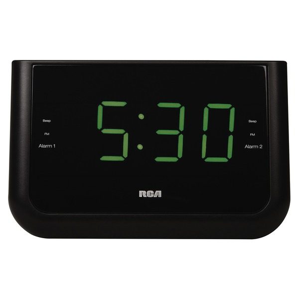 RCA RC442A Dual Wake USB Charging Clock Radio