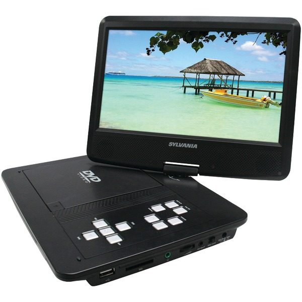 SYLVANIA SDVD1030 Swivel-Screen Portable DVD Player (10 Inch)