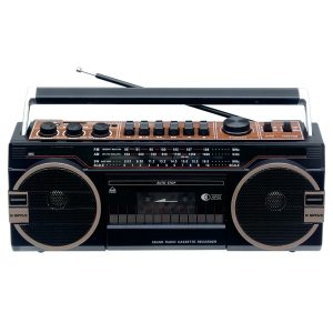 Supersonic SC-3202BT 3 Band Radio with Bluetooth and Cassette Recorder