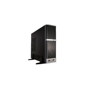 APEX DM-387 275W Slim MicroATX Case (Black/Silver)