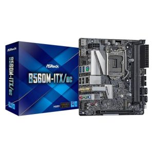 ASROCK B560M-ITX/AC LGA1200/ Intel B560/ DDR4/ SATA3&USB3.2/ M.2/ WiFi&Bluetooth/ Mini-ITX Motherboard