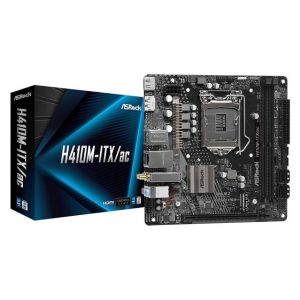 ASROCK H410M-ITX/AC LGA1200/ Intel H410/ DDR4/ SATA3&USB3.2/ M.2/ WiFi&Bluetooth/ Mini-ITX Motherboard