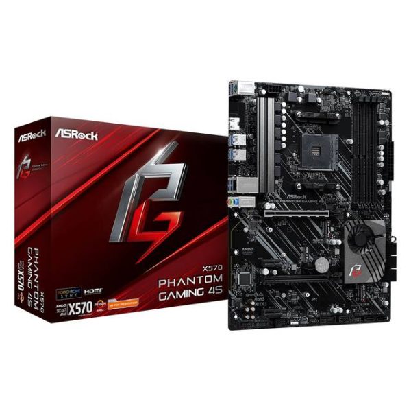 ASROCK X570 PHANTOM GAMING 4S Socket AM4/ AMD X570/ DDR4/ SATA3&USB3.2/ M.2/ ATX Motherboard