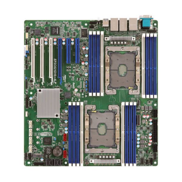 ASRock Rack EP2C621D16-4LP Dual Socket P/ Intel C621/ DDR4/ SATA3&USB 3.1/ V&4GbE/ EEB Server Motherboard