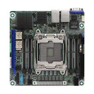 ASRock Rack X299 WSI/IPMI LGA 2066/ Intel X299/ DDR4/ SATA3&USB3.0/ V&2GbE/ Mini ITX Server Motherboard