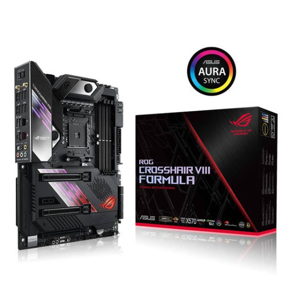 ASUS ROG CROSSHAIR VIII FORMULA Socket AM4/ AMD X570/ DDR4/ 3-Way CrossFireX & 2-Way SLI/ SATA3&USB3.2/ M.2/ WiFi+Bluetooth/ A&GbE/ ATX Motherboard