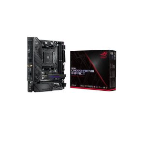 ASUS ROG CROSSHAIR VIII IMPACT Socket AM4/ AMD X570/ DDR4/ SATA3&USB3.2/ M.2/ WiFi+Bluetooth/ A&GbE/ Mini-DTX Motherboard