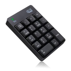 Adesso WKB-6010UB Mechanical Numeric Keypad with 3-port USB Hub