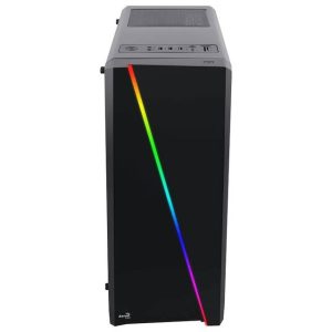 AeroCool CYLON RGB PV1021211 No Power Supply ATX Mid Tower w/ Window (Black)