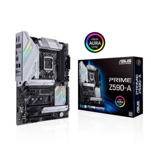 Asus PRIME Z590-A Socket 1200/ Intel Z590/ DDR4/ SATA3&USB3.2/ M.2/ ATX Motherboard